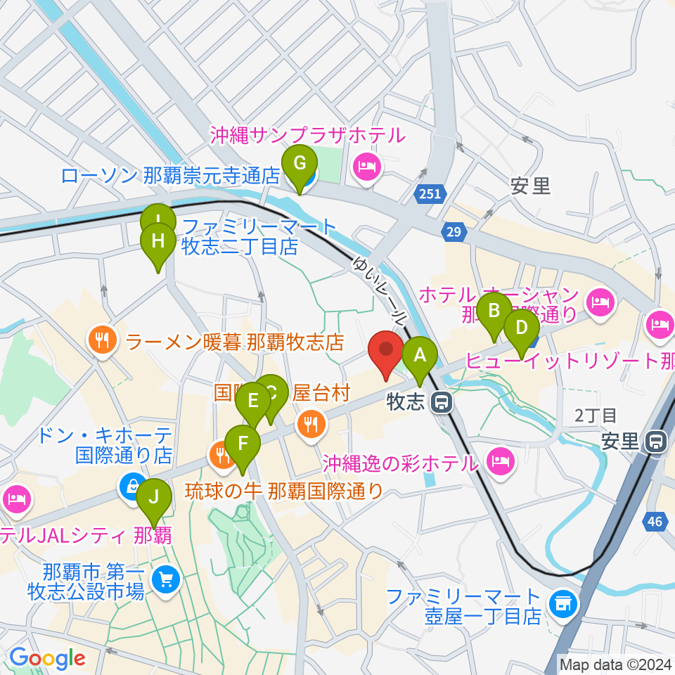 カムズハウス周辺のコンビニエンスストア一覧地図