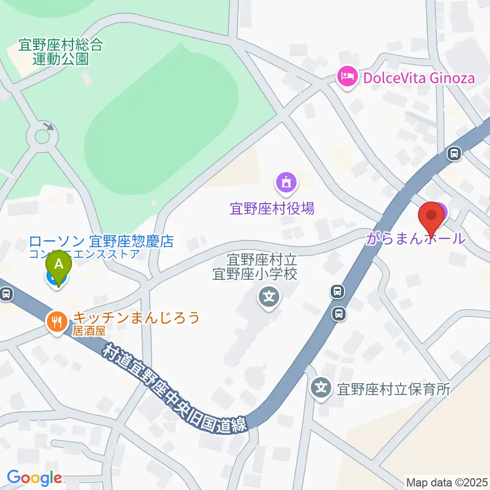 がらまんホール周辺のコンビニエンスストア一覧地図