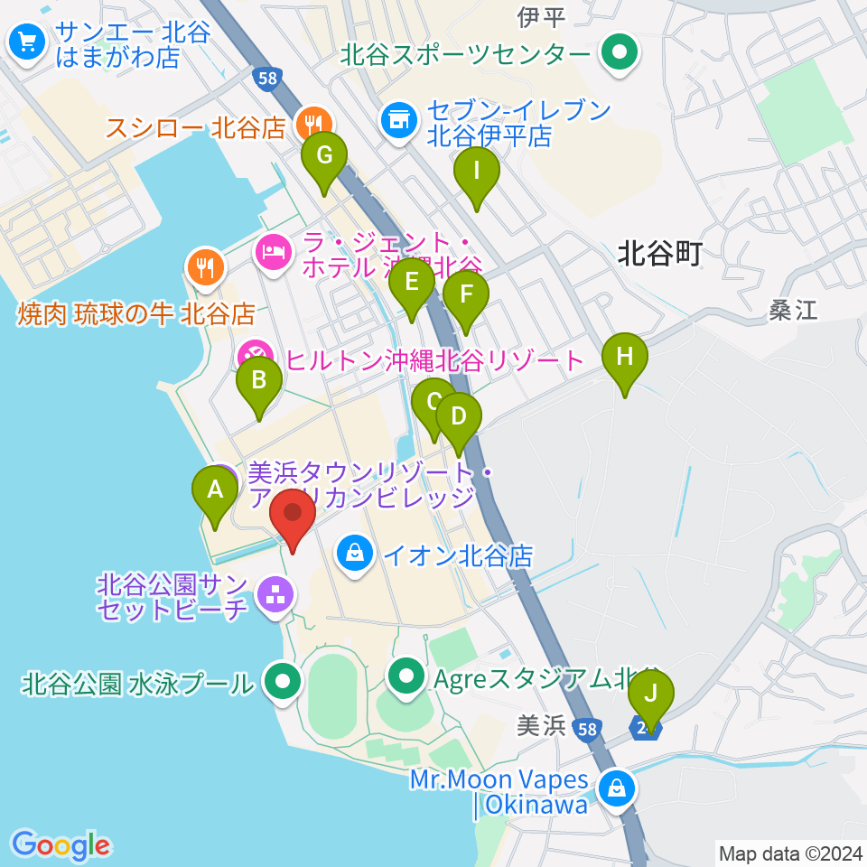 カラハーイ周辺のコンビニエンスストア一覧地図