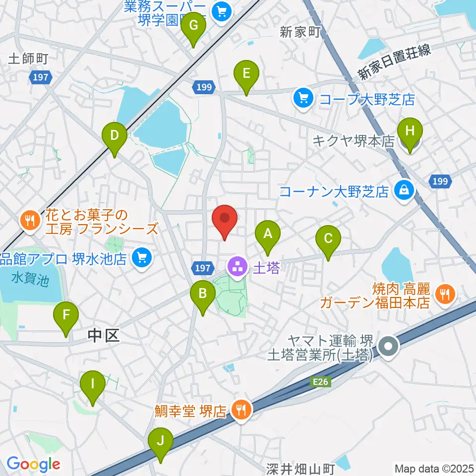土塔庵周辺のコンビニエンスストア一覧地図
