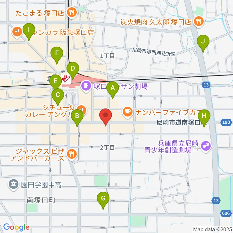 松田楽器ピアノギャラリー周辺のコンビニエンスストア一覧地図
