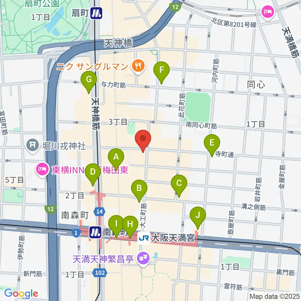 implant4周辺のコンビニエンスストア一覧地図