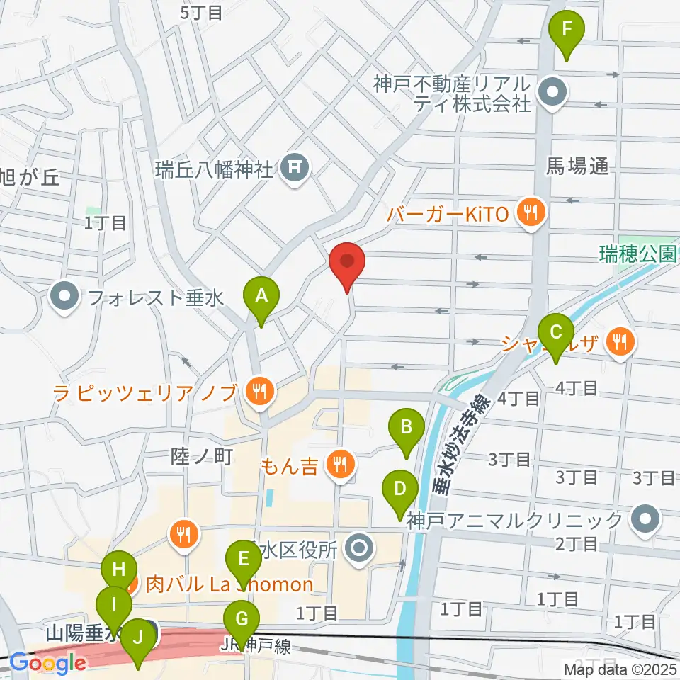 moonbow papa周辺のコンビニエンスストア一覧地図