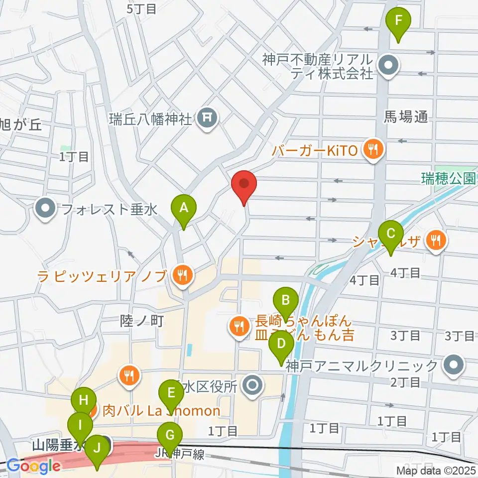 moonbow papa周辺のコンビニエンスストア一覧地図