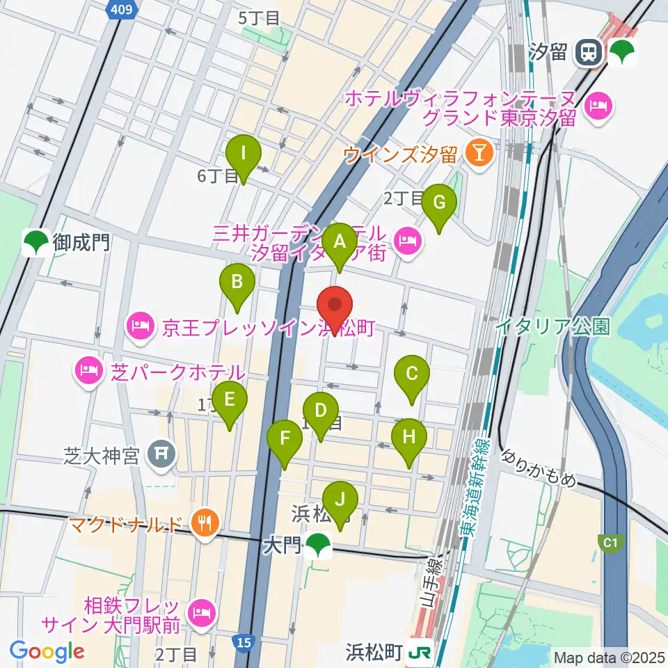 ジャパンウィンズ周辺のコンビニエンスストア一覧地図