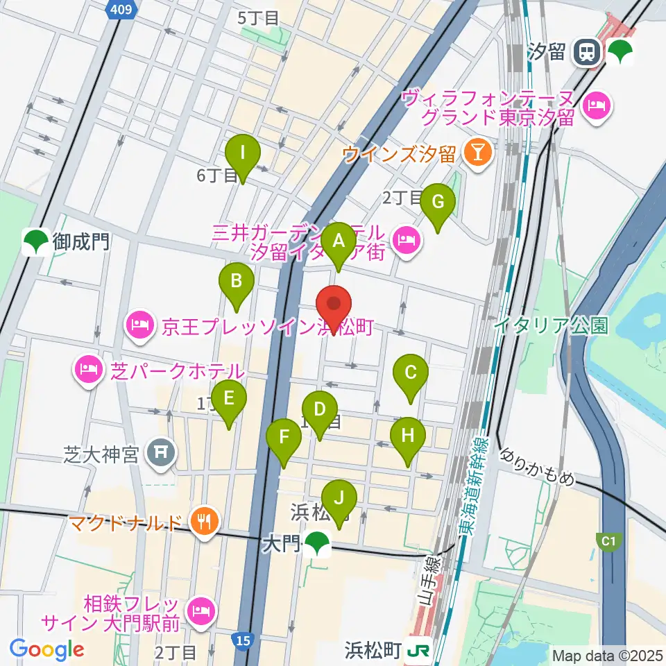 ジャパンウィンズ周辺のコンビニエンスストア一覧地図