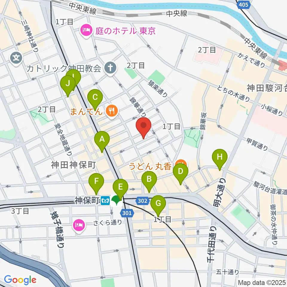 音福周辺のコンビニエンスストア一覧地図