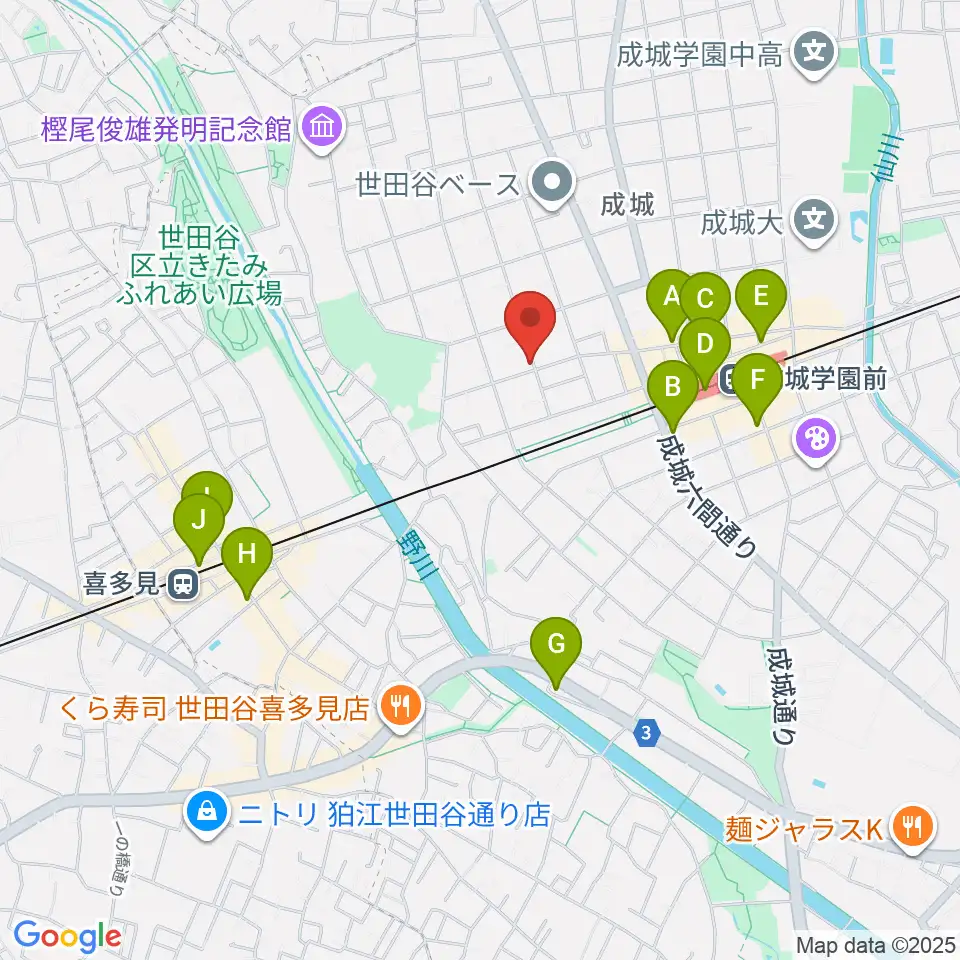 リトミック音楽教室 みんなのひろば周辺のコンビニエンスストア一覧地図