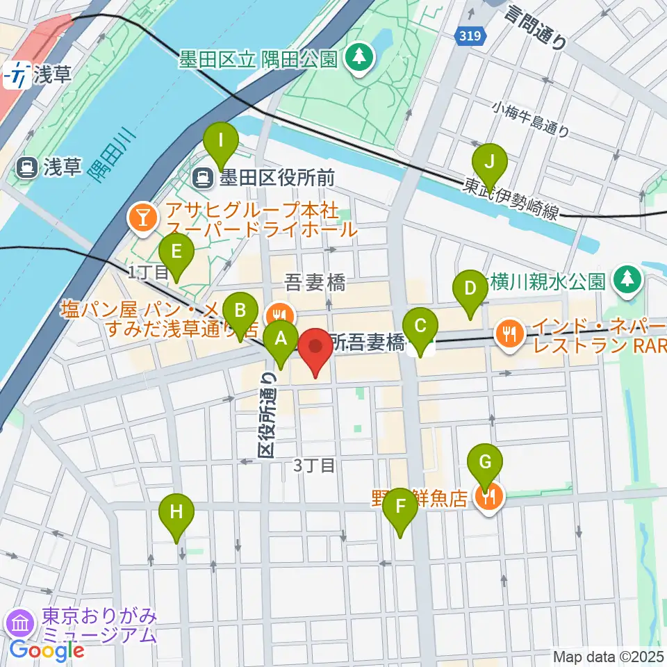 音楽の森アスパイア周辺のコンビニエンスストア一覧地図
