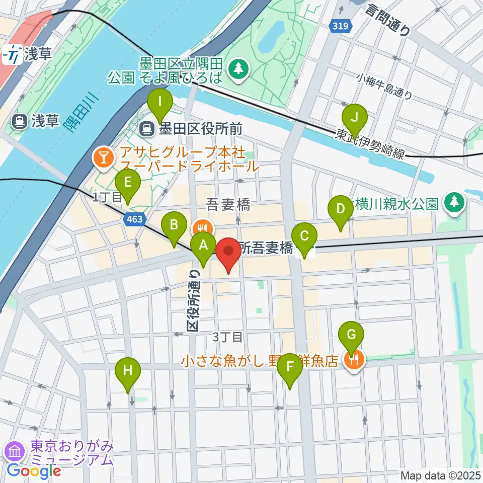 音楽の森アスパイア周辺のコンビニエンスストア一覧地図