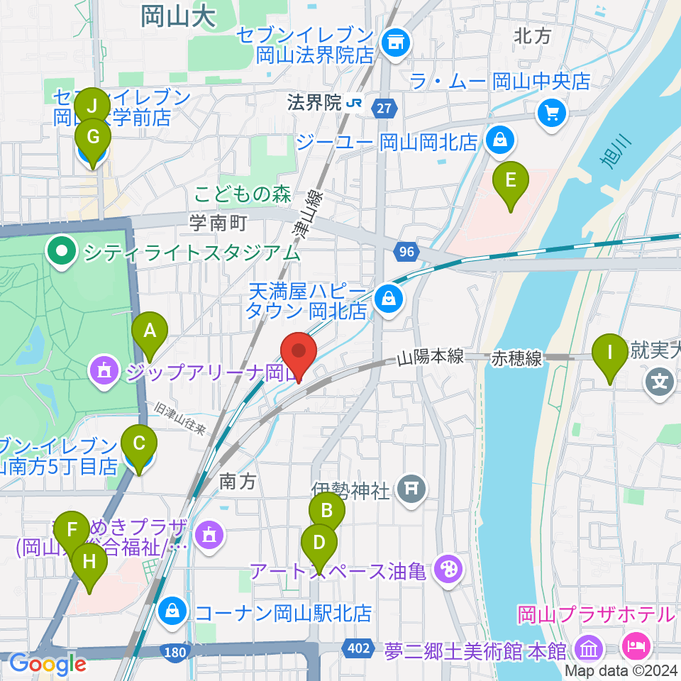 STUDIO S-FORCE周辺のコンビニエンスストア一覧地図