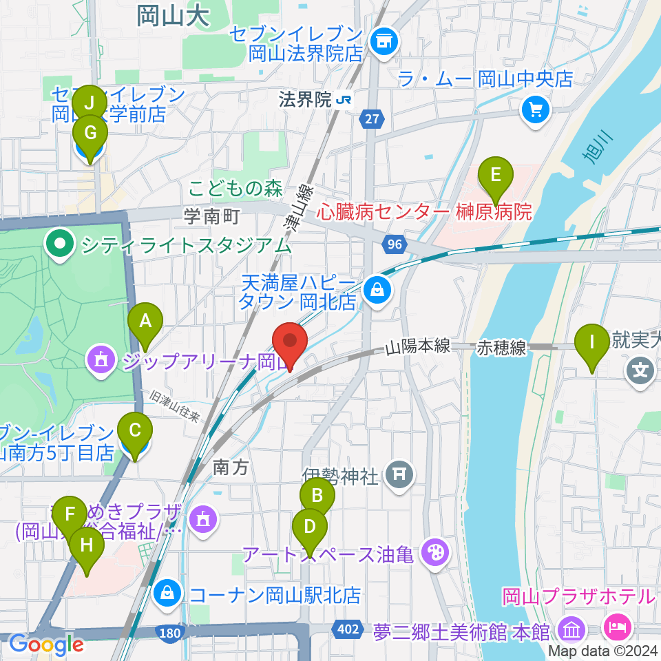 STUDIO S-FORCE周辺のコンビニエンスストア一覧地図