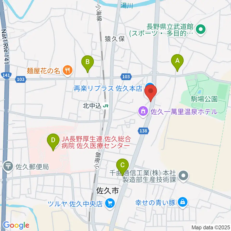 Rock Sun Music School周辺のコンビニエンスストア一覧地図