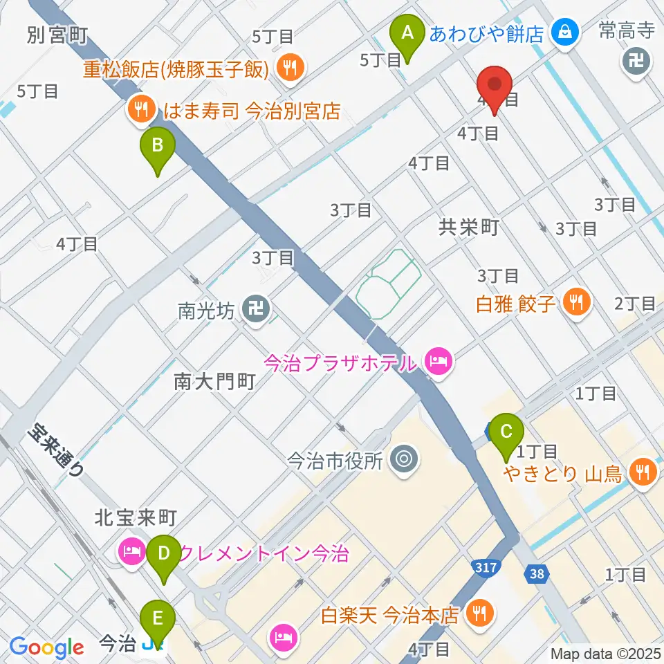 河上楽器店周辺のコンビニエンスストア一覧地図