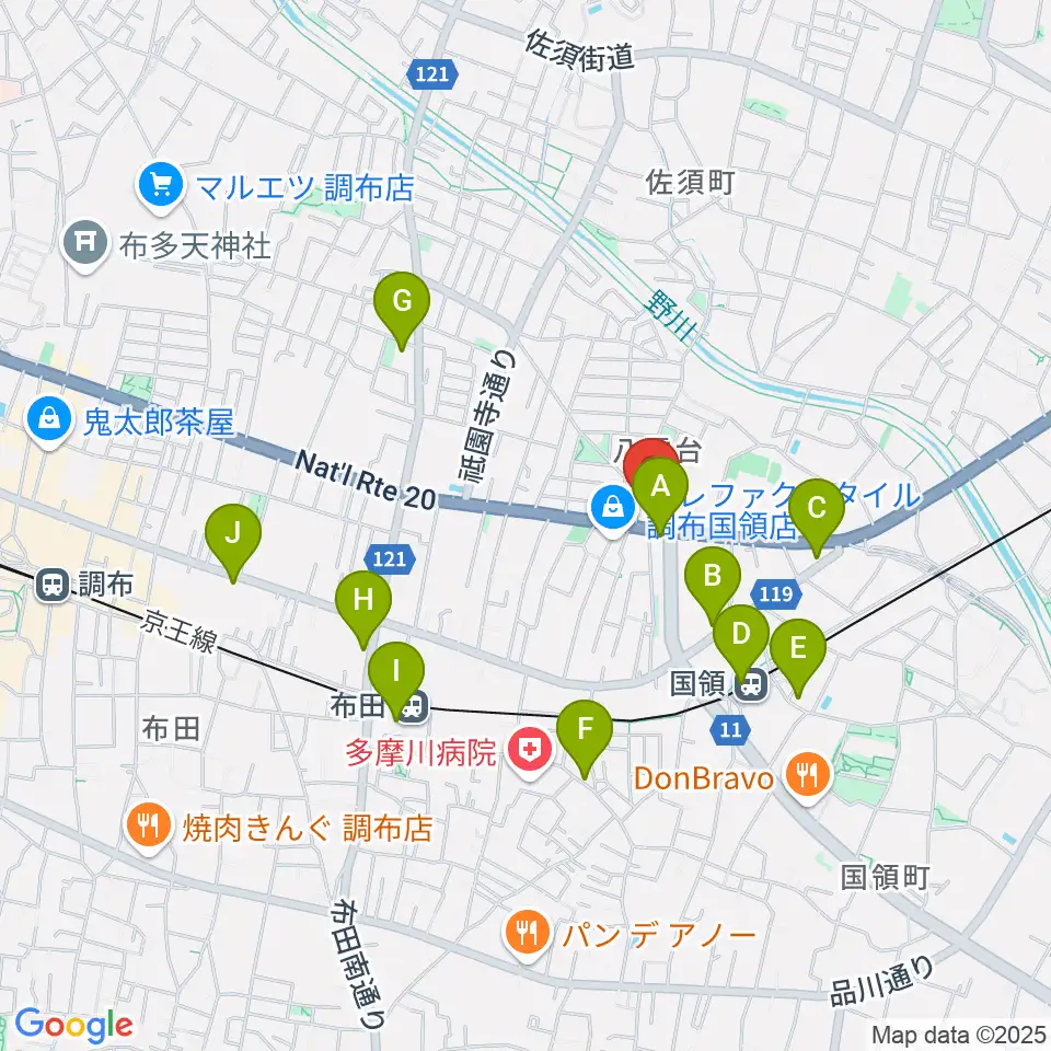 ソードミュージック多目的スタジオ周辺のコンビニエンスストア一覧地図