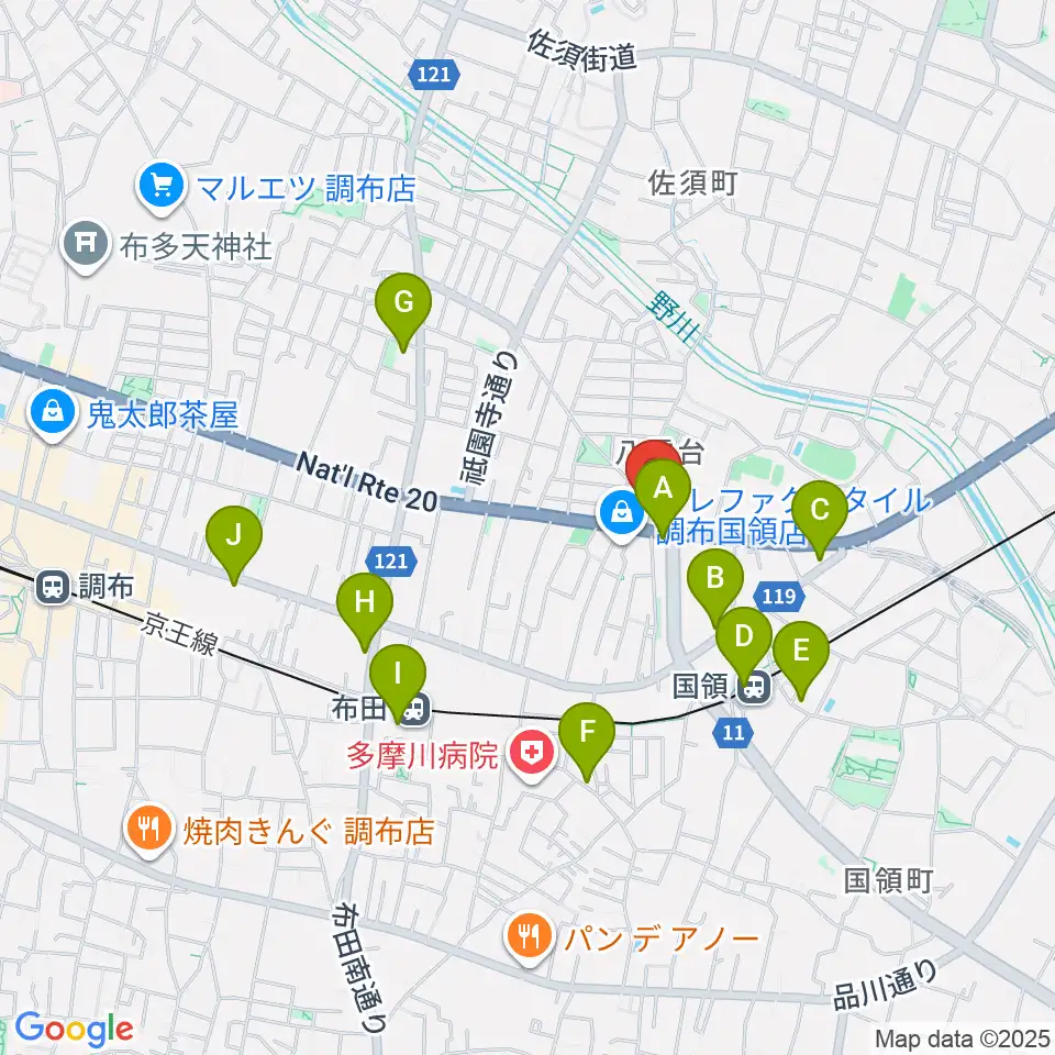 ソードミュージック多目的スタジオ周辺のコンビニエンスストア一覧地図