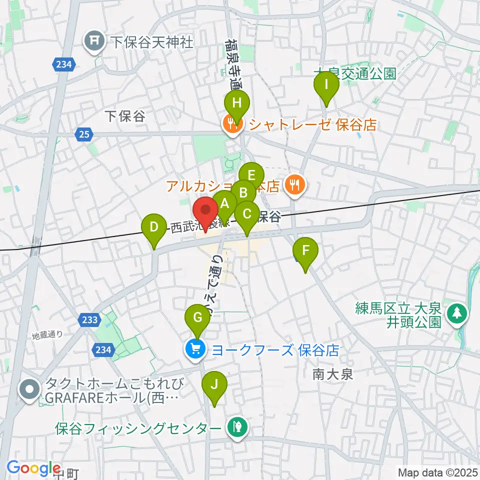 サウンドオフィス・コア周辺のコンビニエンスストア一覧地図