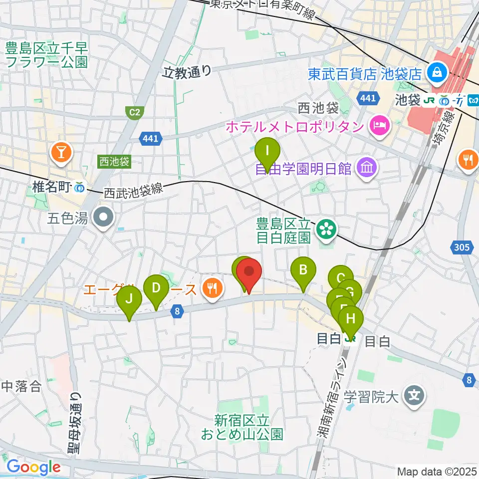 フルートパーク タニテック周辺のコンビニエンスストア一覧地図