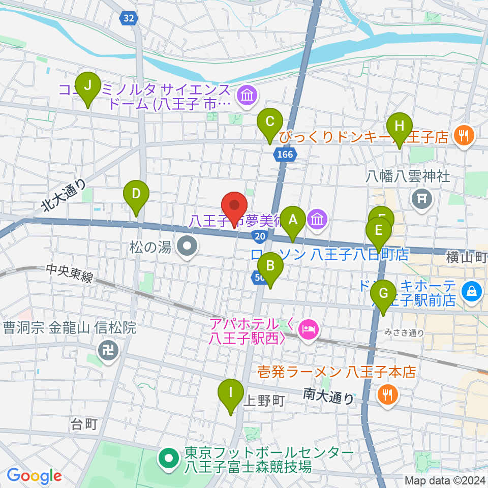 中之島流大正琴・大正琴広場周辺のコンビニエンスストア一覧地図