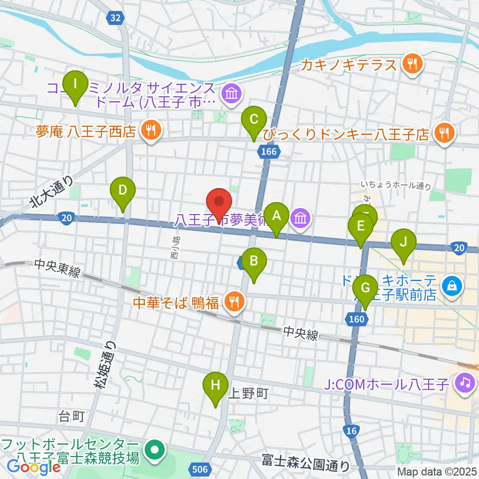 中之島流大正琴・大正琴広場周辺のコンビニエンスストア一覧地図