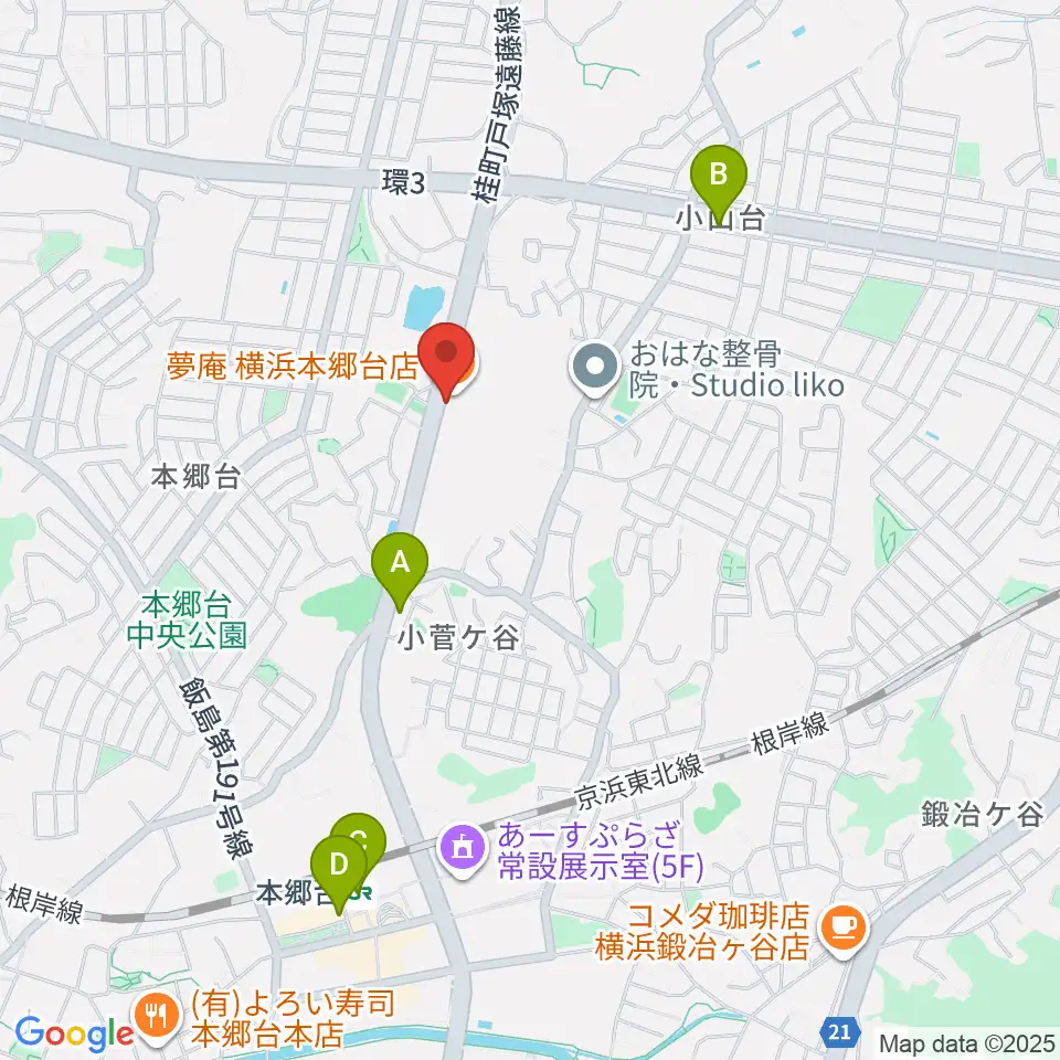 Atelier K周辺のコンビニエンスストア一覧地図