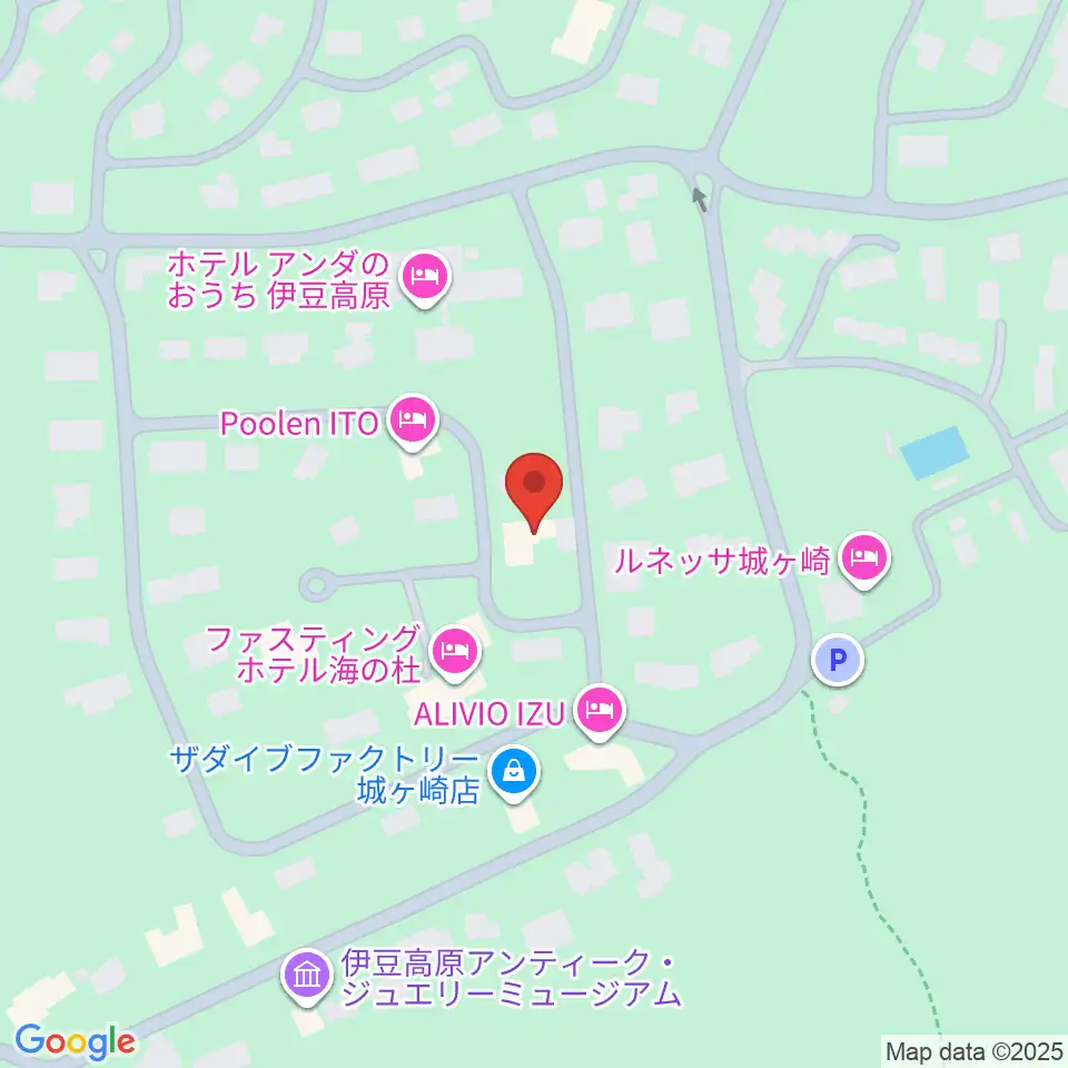 伊豆スタジオ周辺のコンビニエンスストア一覧地図