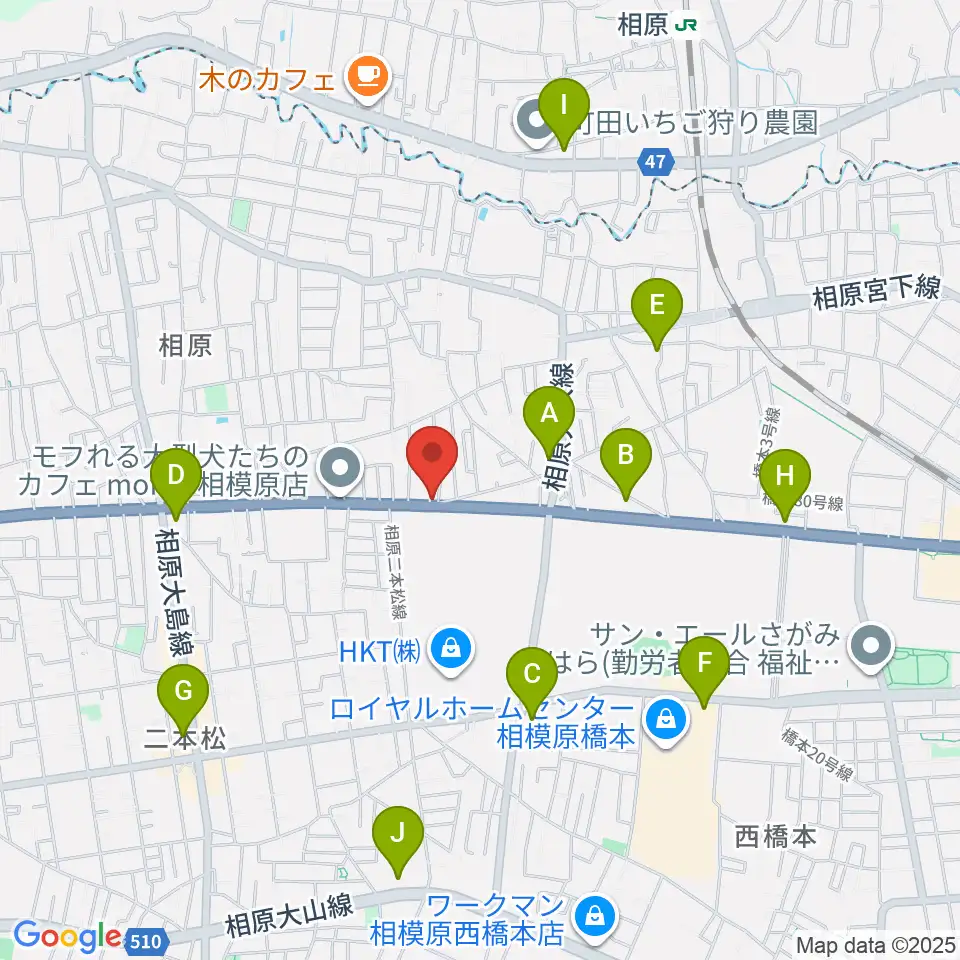 あらきピアノ教室周辺のコンビニエンスストア一覧地図