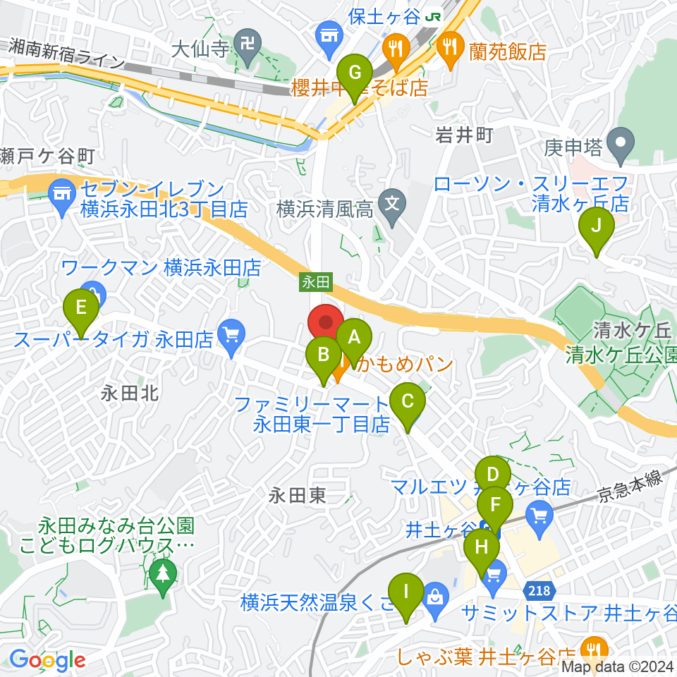 アダチ音研 ドラム義塾周辺のコンビニエンスストア一覧地図