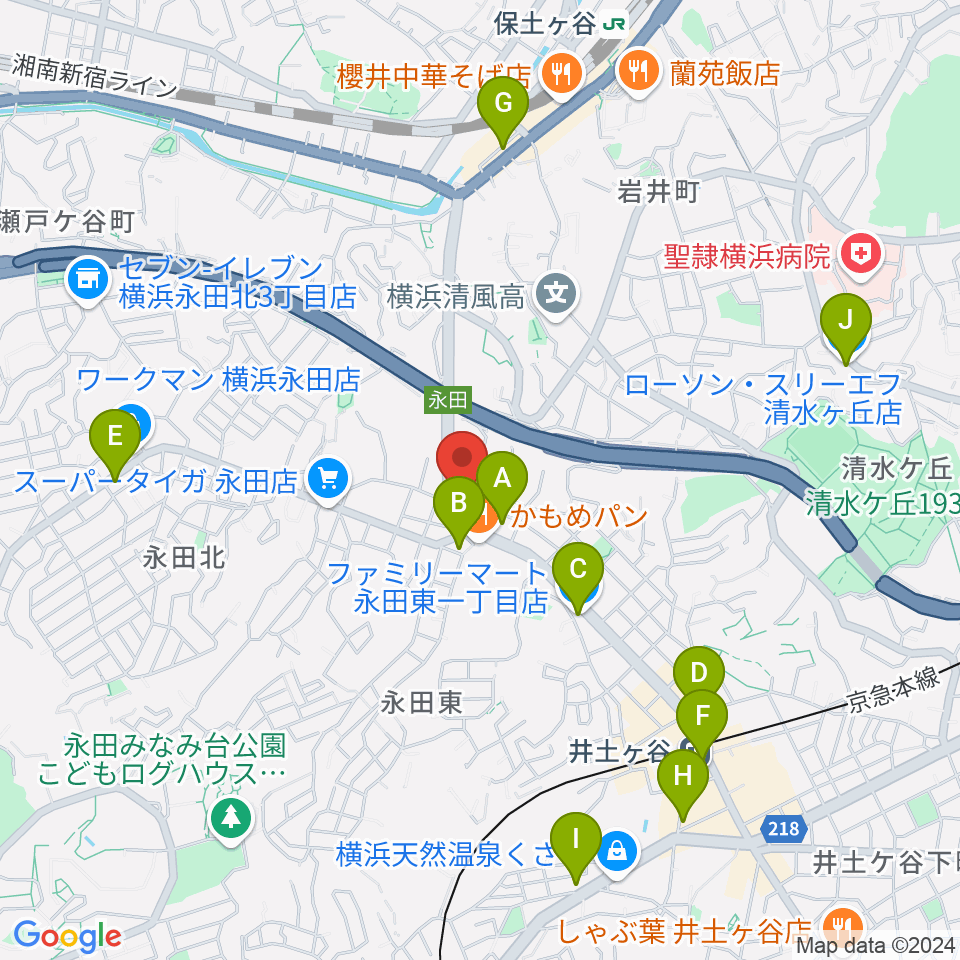 アダチ音研 ドラム義塾周辺のコンビニエンスストア一覧地図