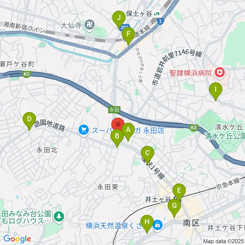 アダチ音研 ドラム義塾周辺のコンビニエンスストア一覧地図