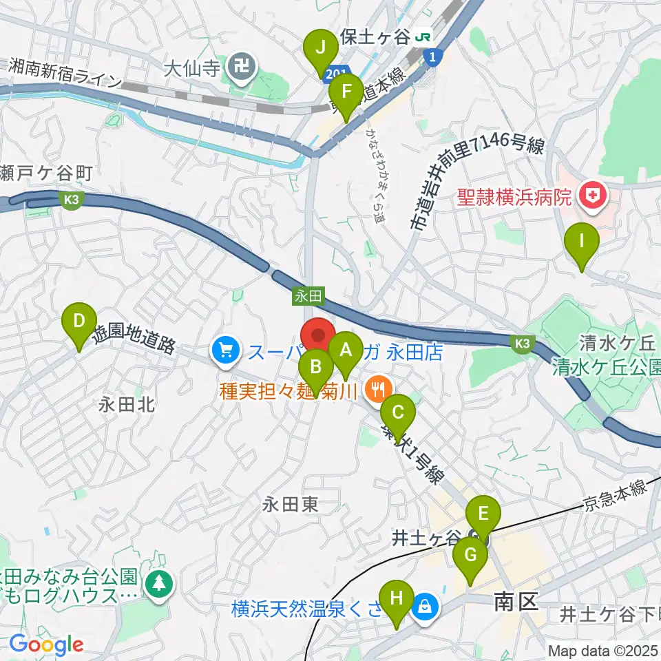 アダチ音研 ドラム義塾周辺のコンビニエンスストア一覧地図