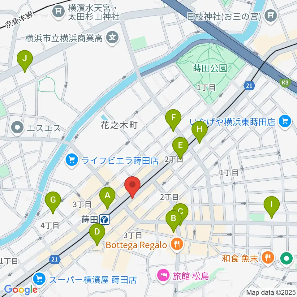 リトミック音楽教室リズムの森周辺のコンビニエンスストア一覧地図