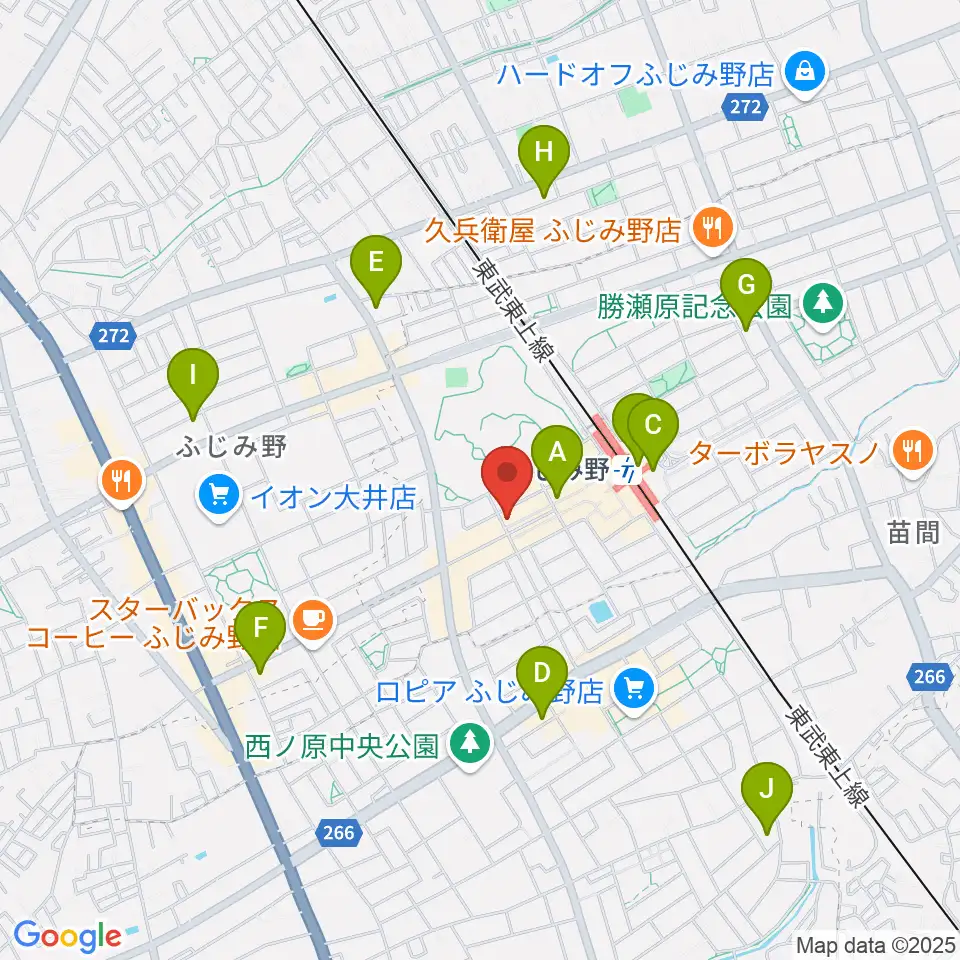 音楽教室リズム21周辺のコンビニエンスストア一覧地図