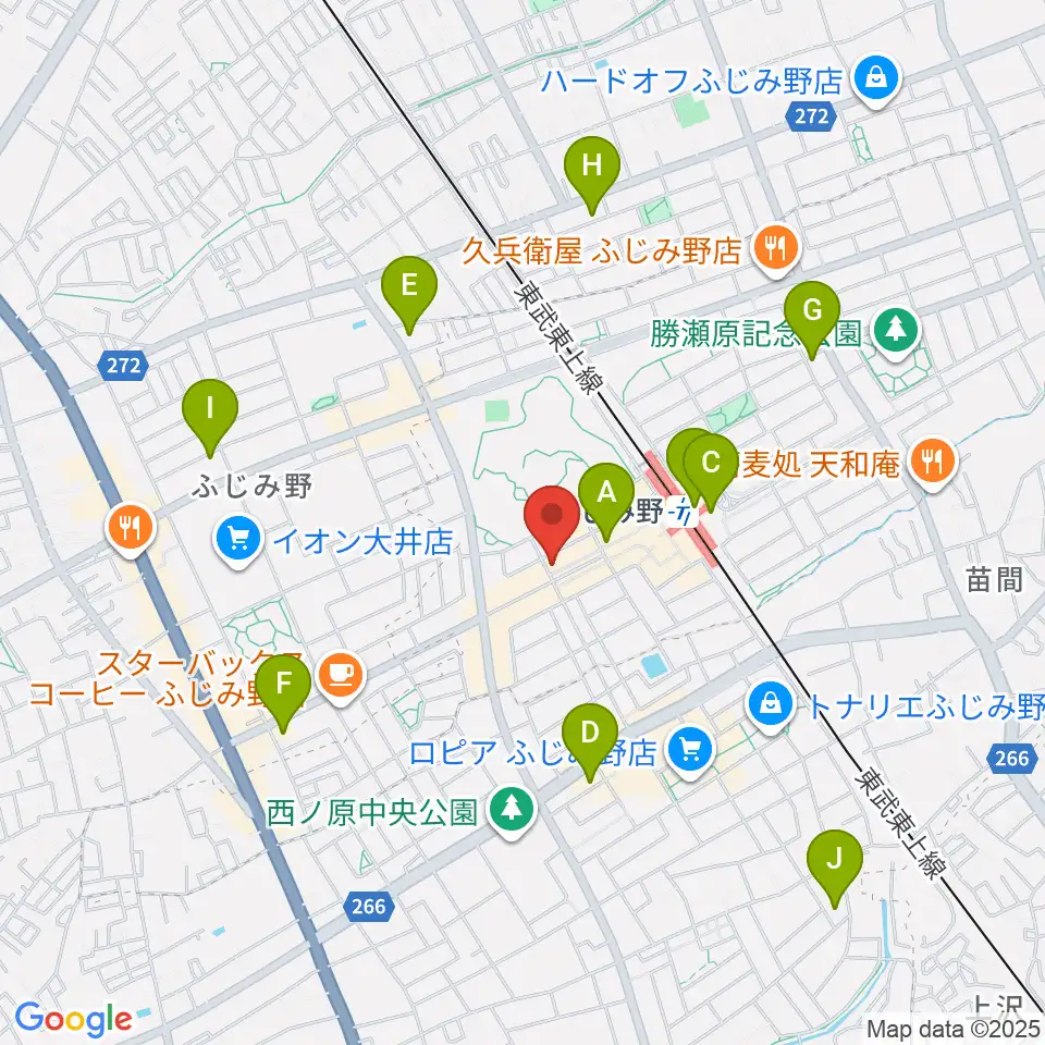 音楽教室リズム21周辺のコンビニエンスストア一覧地図