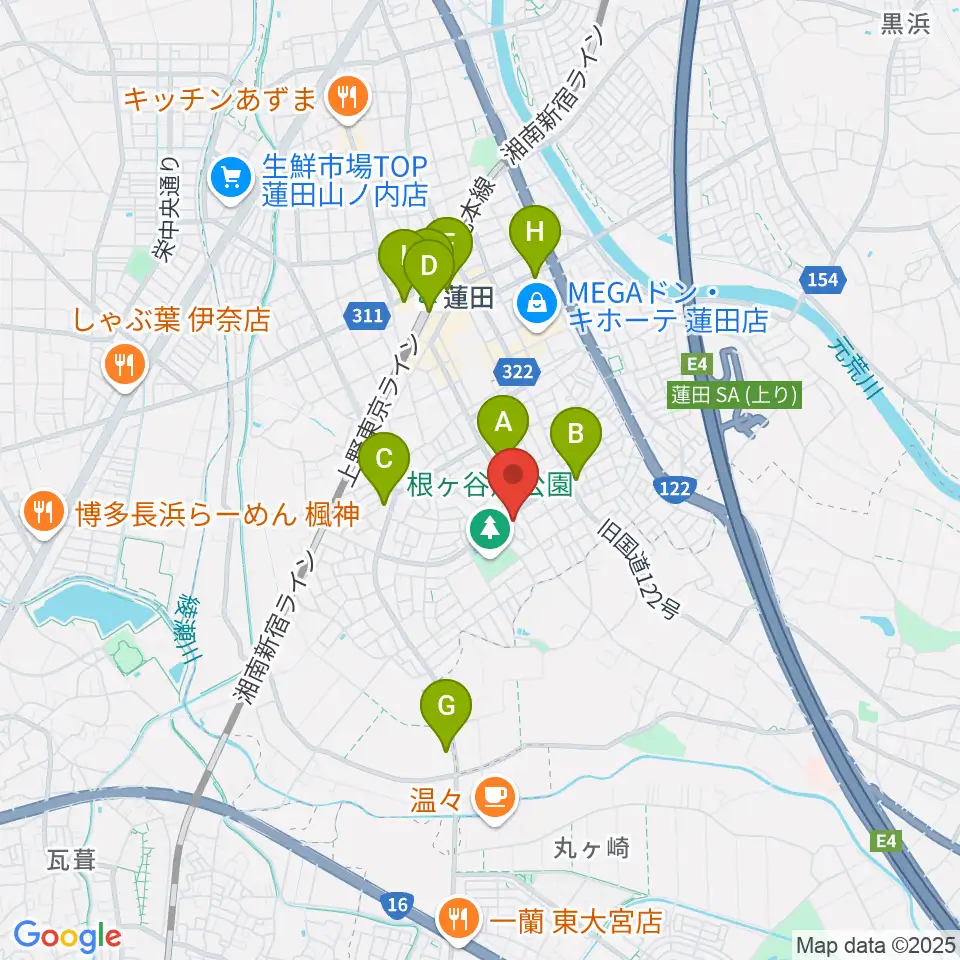 ストラックス周辺のコンビニエンスストア一覧地図