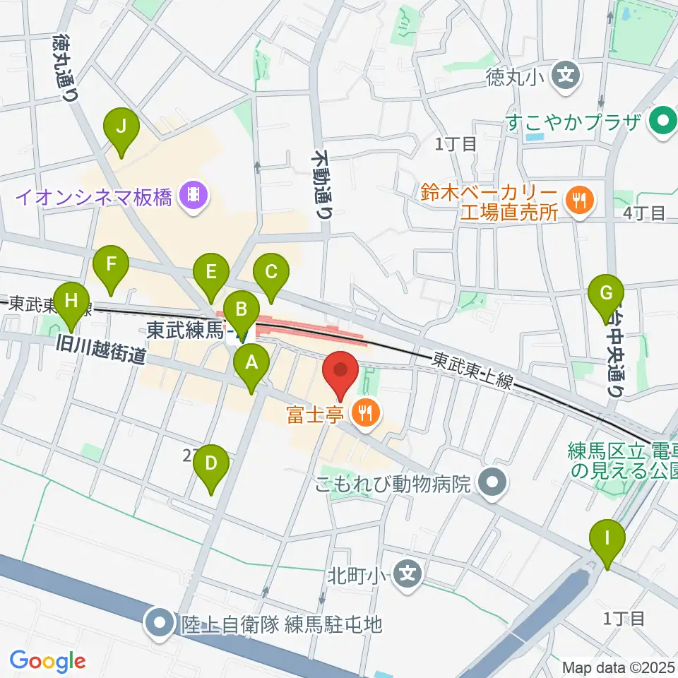 クライネ・ビューネ音楽教室周辺のコンビニエンスストア一覧地図