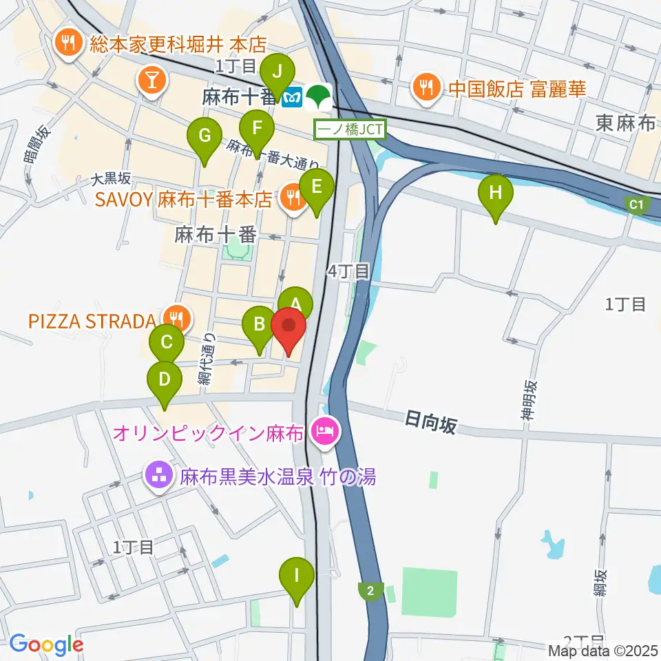 GAMP SOUND STUDIO周辺のコンビニエンスストア一覧地図