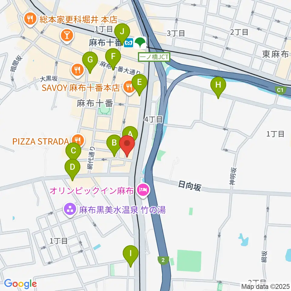 GAMP SOUND STUDIO周辺のコンビニエンスストア一覧地図