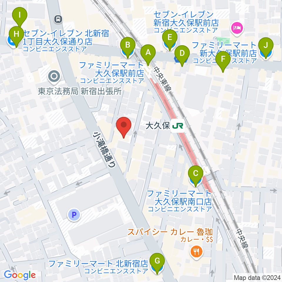 石森管楽器周辺のコンビニエンスストア一覧地図