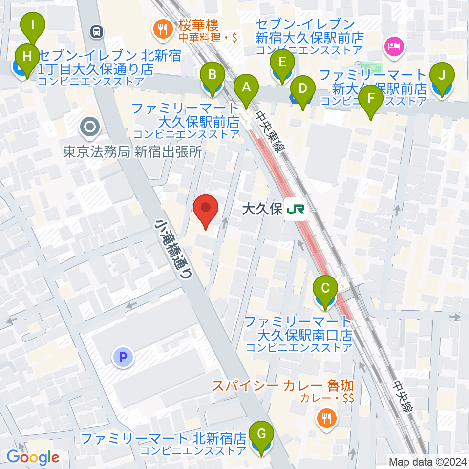 石森管楽器周辺のコンビニエンスストア一覧地図