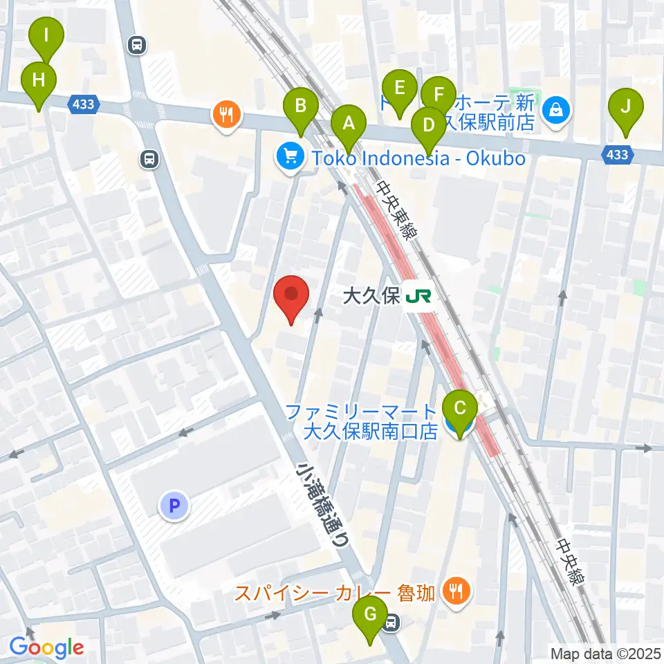 石森管楽器周辺のコンビニエンスストア一覧地図