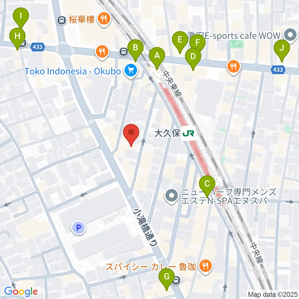 石森管楽器周辺のコンビニエンスストア一覧地図