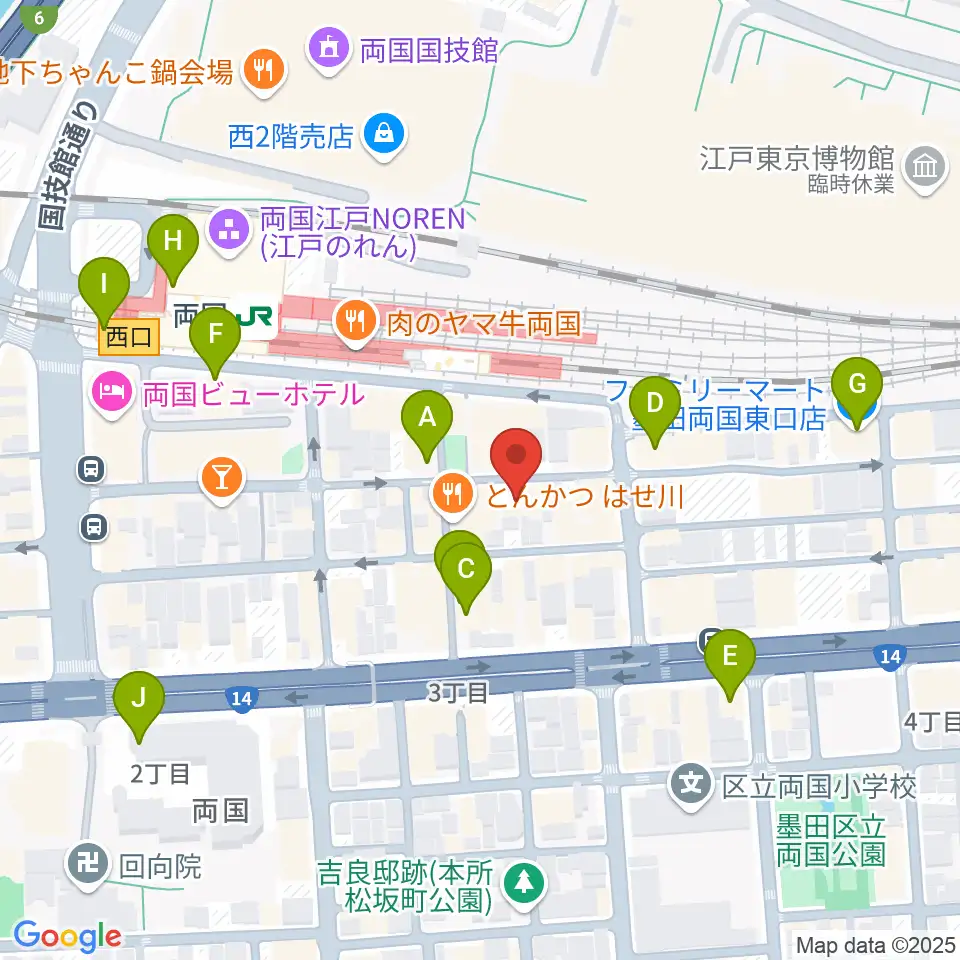 大沢フラメンコアカデミー周辺のコンビニエンスストア一覧地図