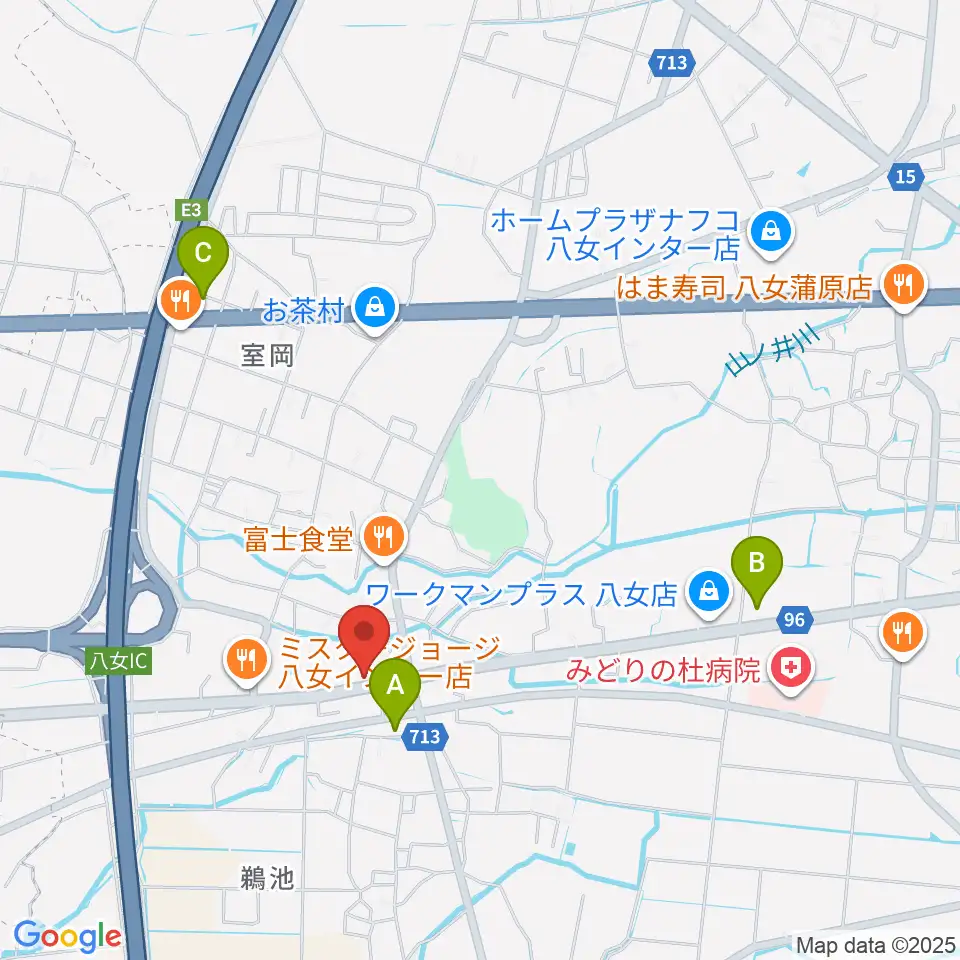 エム田中音楽教室周辺のコンビニエンスストア一覧地図