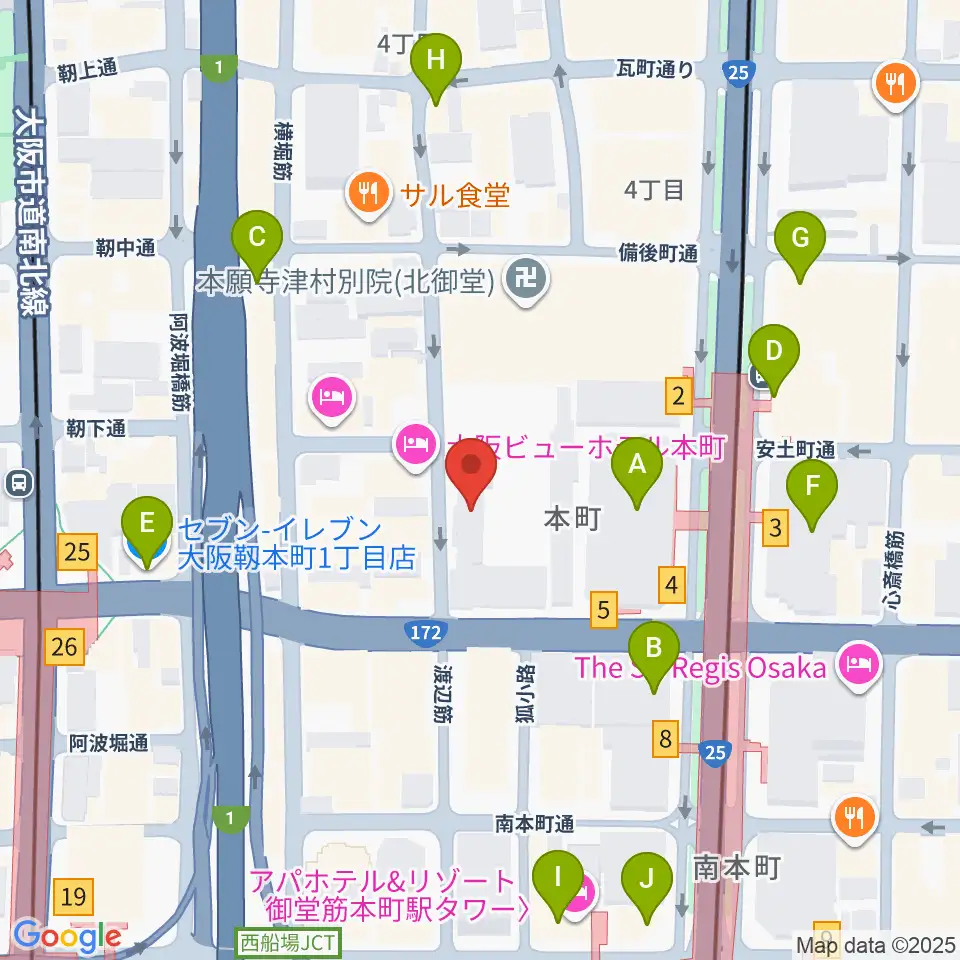 相愛大学附属音楽教室周辺のコンビニエンスストア一覧地図