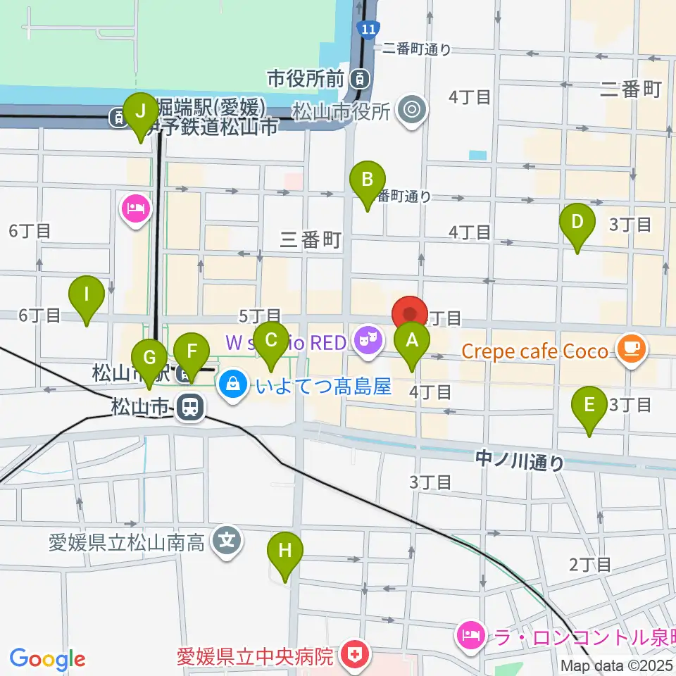 M.D.Tミュージックスクール周辺のコンビニエンスストア一覧地図