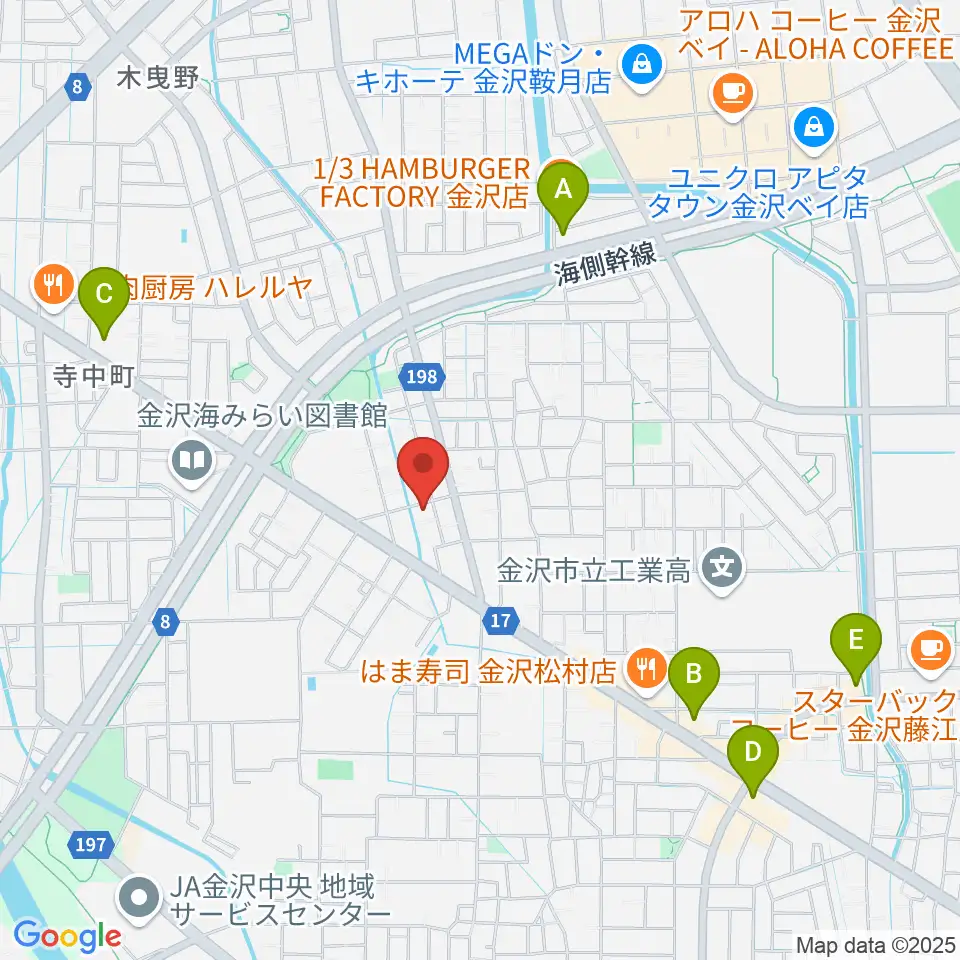 サウンドワーク九里周辺のコンビニエンスストア一覧地図