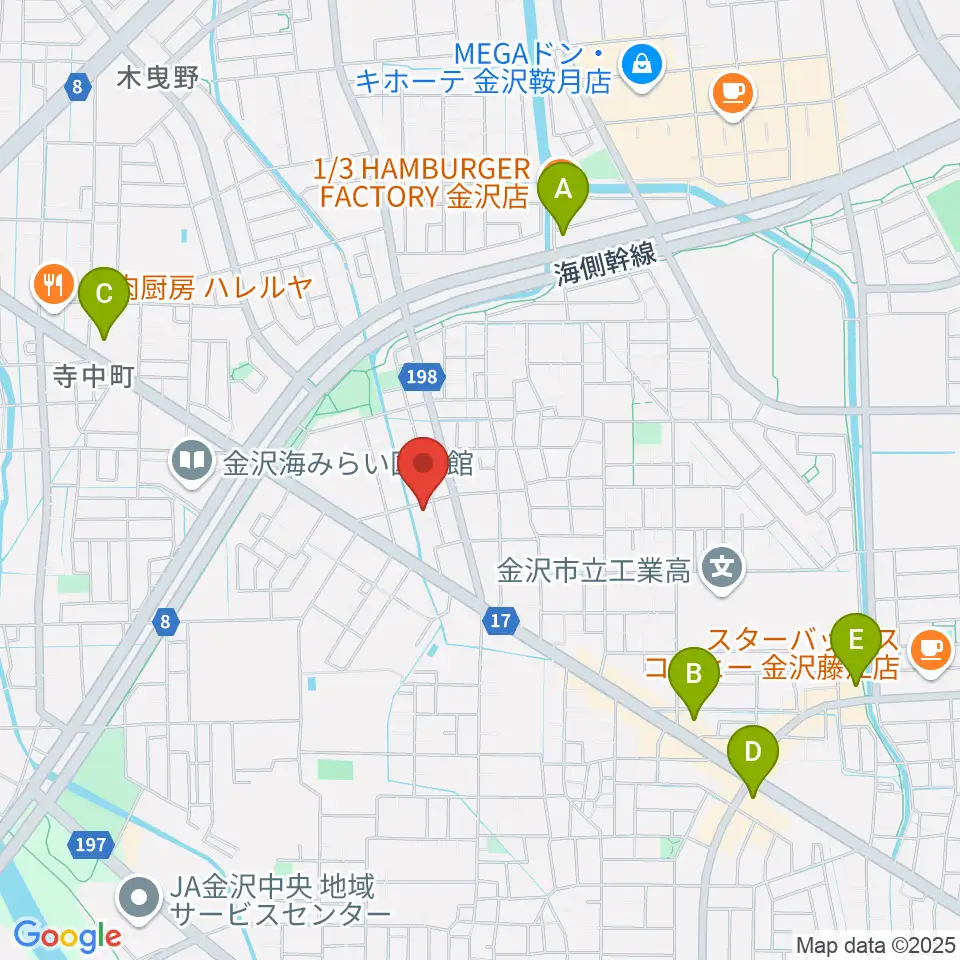 サウンドワーク九里周辺のコンビニエンスストア一覧地図