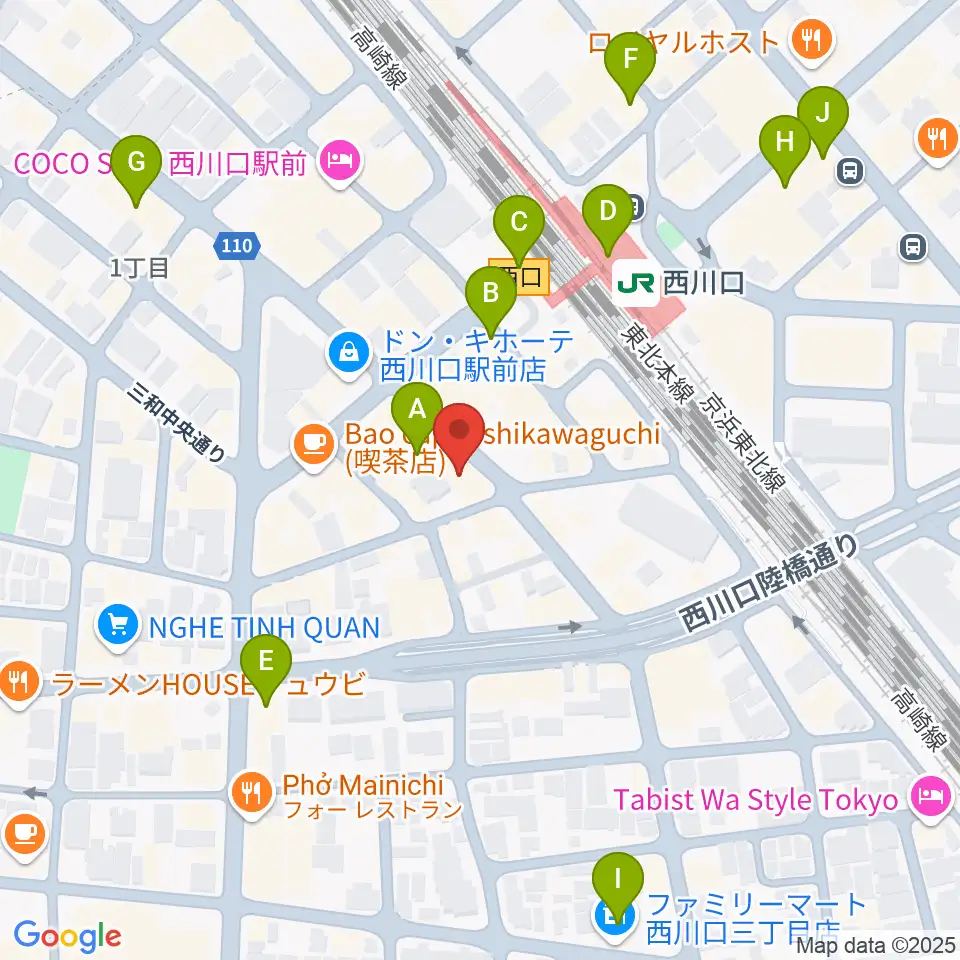 エムズパーカッションラボ周辺のコンビニエンスストア一覧地図