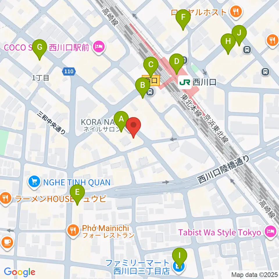 エムズパーカッションラボ周辺のコンビニエンスストア一覧地図